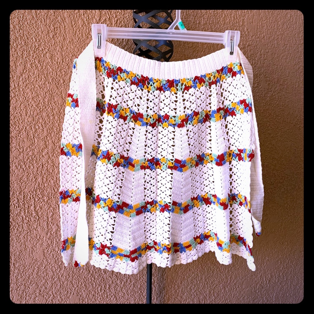 Handmade crochet Skirt Apron